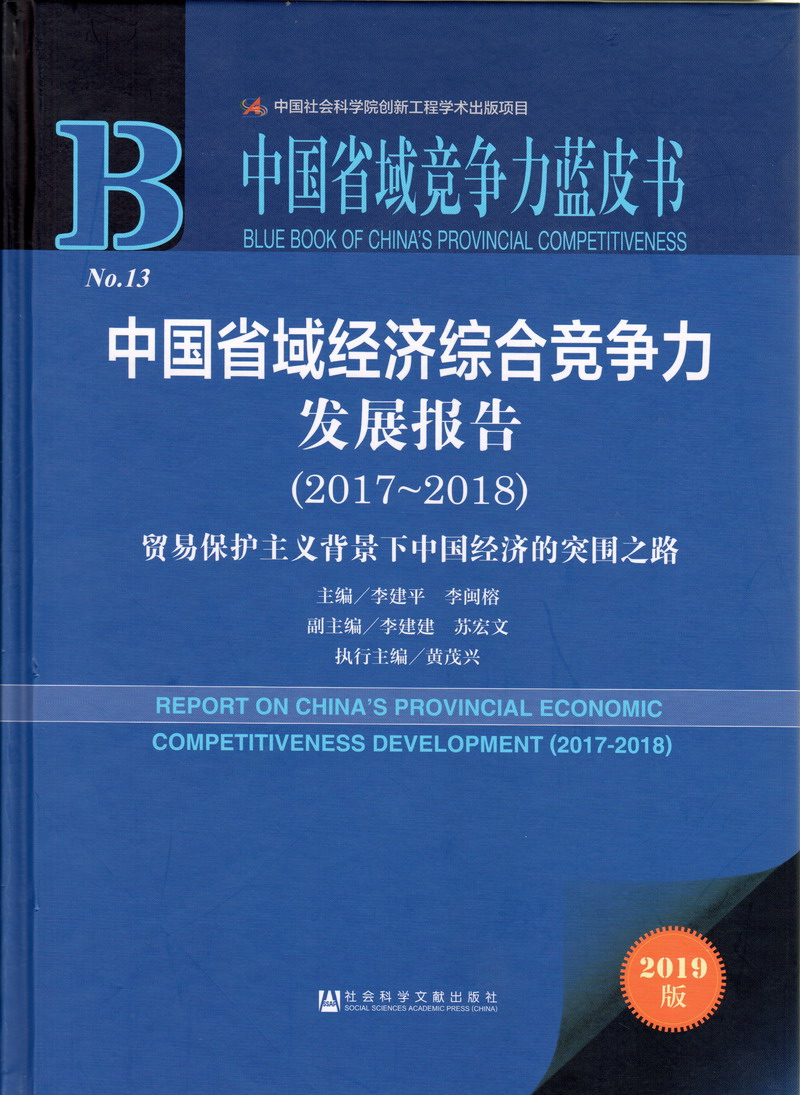 厕所逼视频网站中国省域经济综合竞争力发展报告（2017-2018）